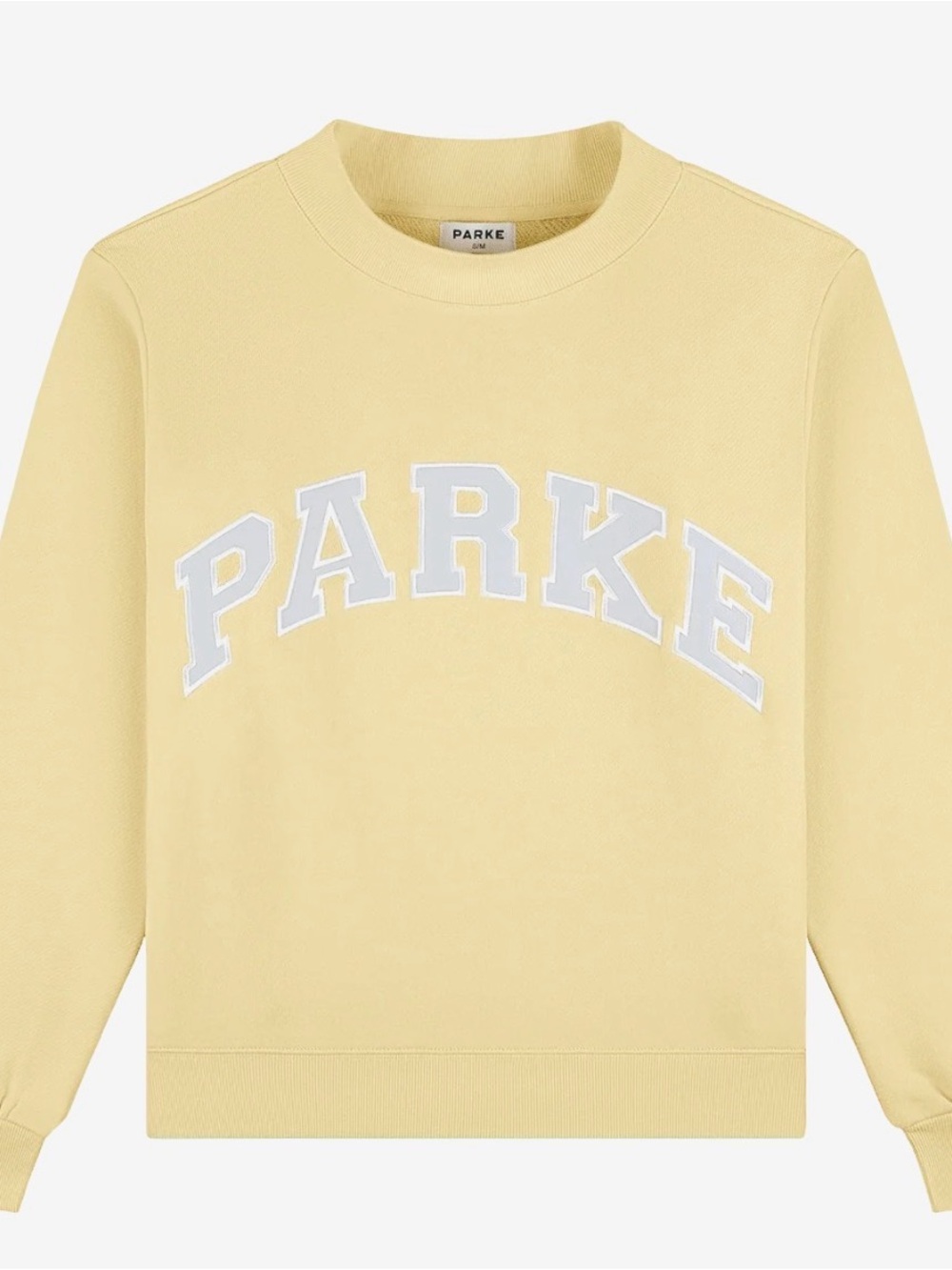 Parke Women’s Yellow Crewneck Sweatshirt